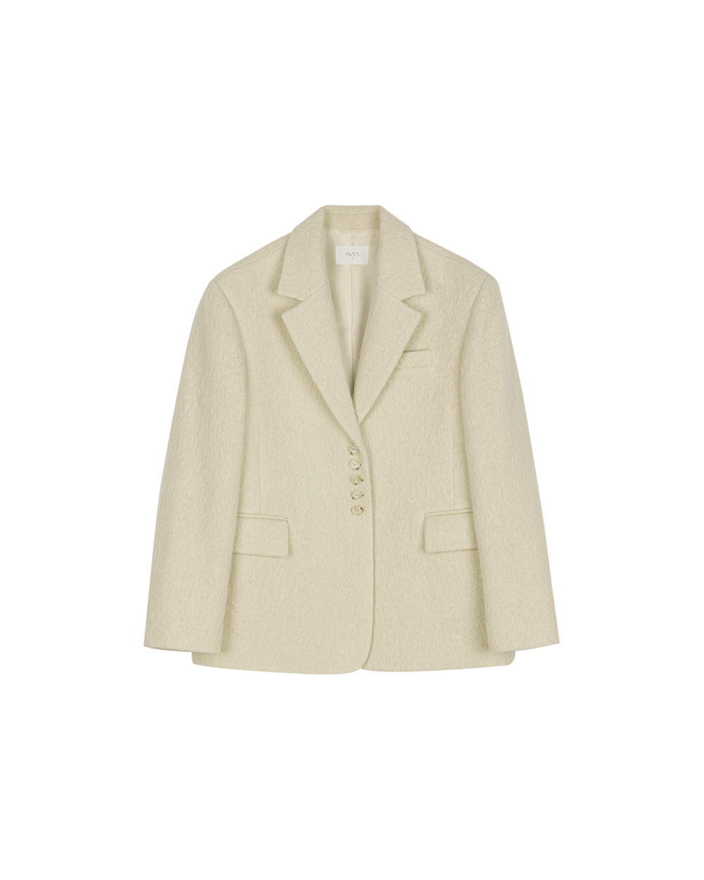 Wool-Blend Buttoned Jacket