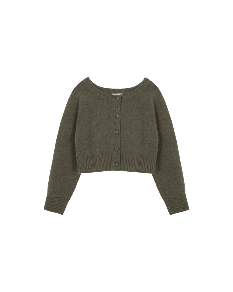 Layered Boatneck Cardigan