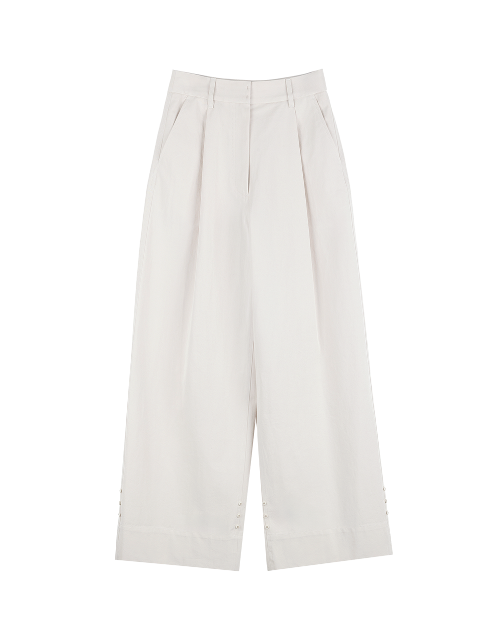 Bartack Detail Roll-up Pants