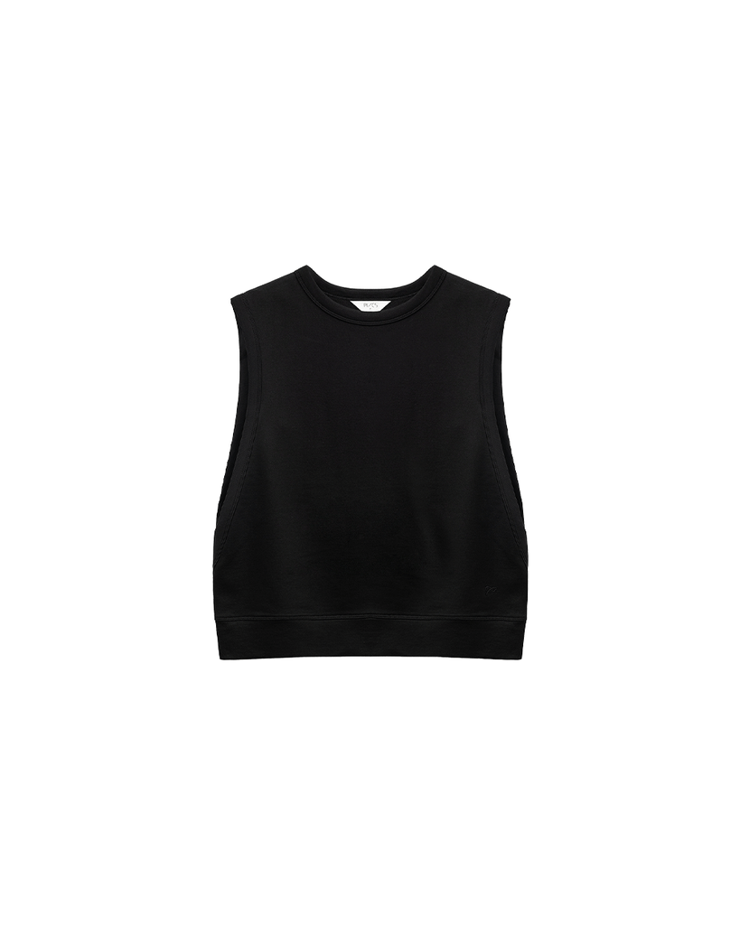 Minimal Sleeveless Knit Top