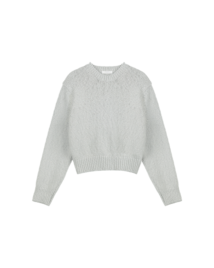 Boucle Round Neck Pullover
