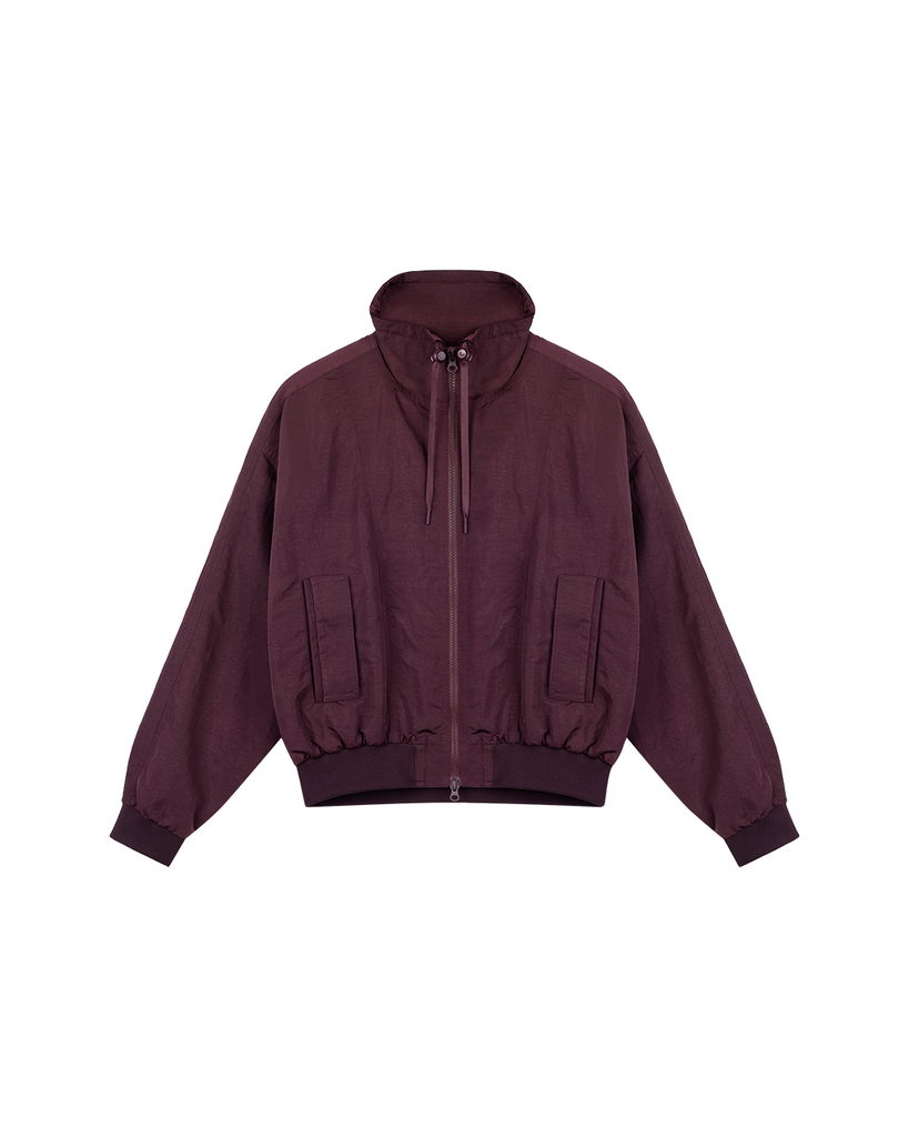 High-Collar Windbreaker