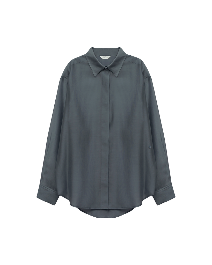 Sheer Button Up Shirt