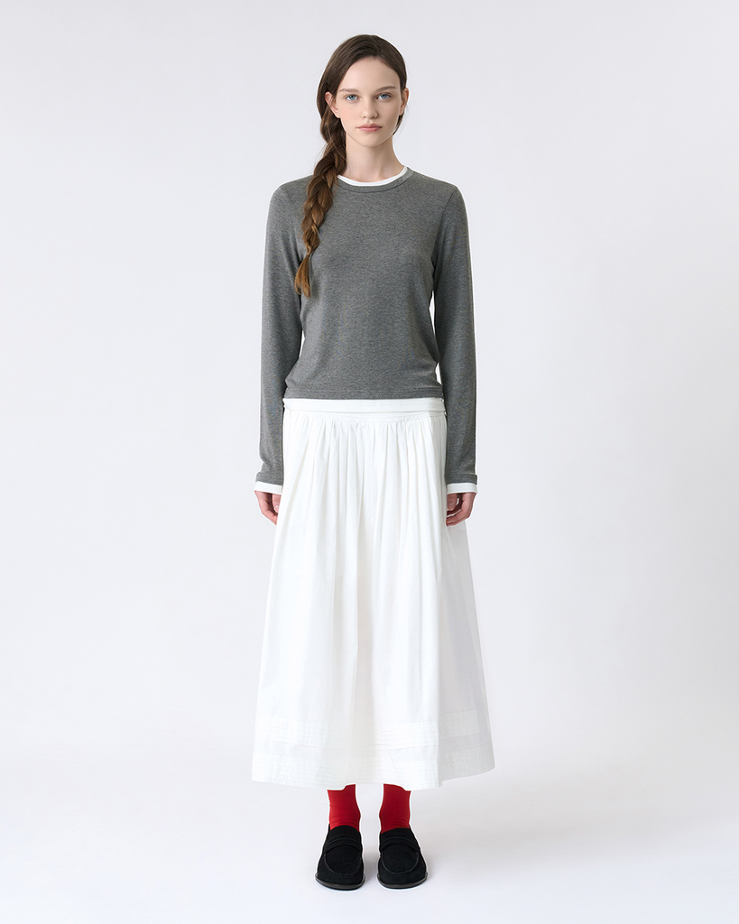 Two-Tone Layered Tee