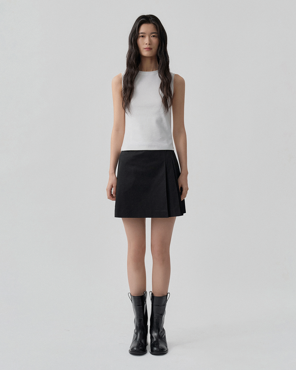 Pleated Shorts
