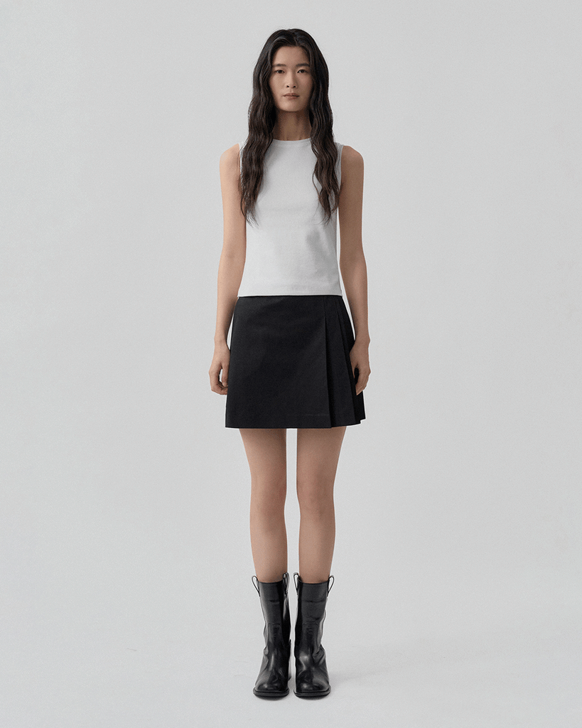 Pleated Shorts